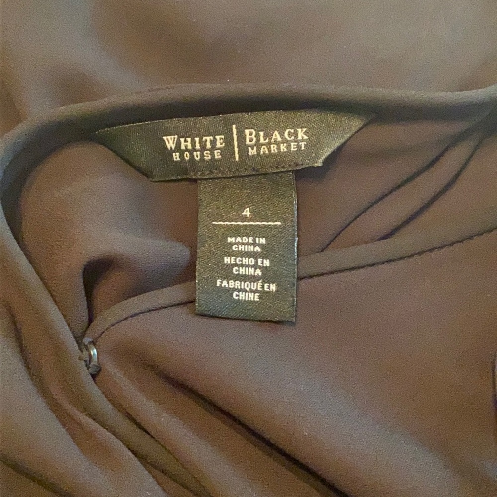 White House Black Market Black Romper - Picture 3 of 3